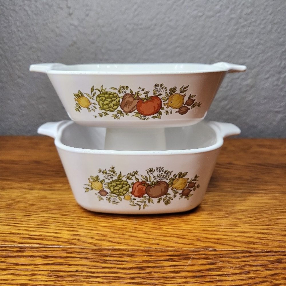 Corningware Spice of Life petite set of 2